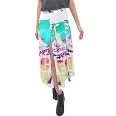 Check Meowt Velour Split Maxi Skirt by nate14shop