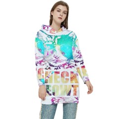 Check Meowt Women s Long Oversized Pullover Hoodie by nate14shop