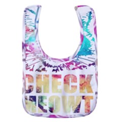 Check Meowt Baby Bib by nate14shop