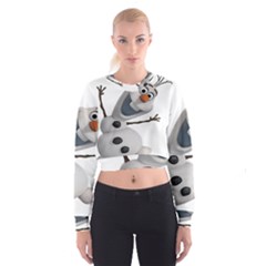 Frozen Cropped Sweatshirt by nate14shop