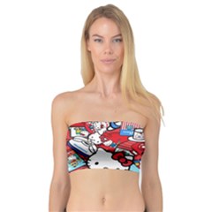 Hello-kitty Bandeau Top by nate14shop