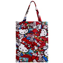 Hello-kitty Zipper Classic Tote Bag by nate14shop