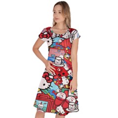 Hello-kitty Classic Short Sleeve Dress by nate14shop