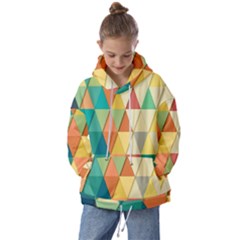 Geometric Kids  Oversized Hoodie by nate14shop