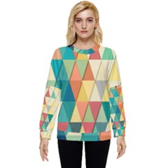 Geometric Hidden Pocket Sweatshirt by nate14shop