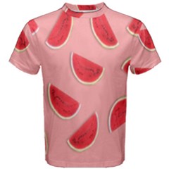 Water Melon Red Men s Cotton Tee by nate14shop