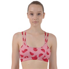 Water Melon Red Line Them Up Sports Bra by nate14shop