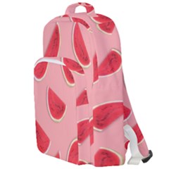 Water Melon Red Double Compartment Backpack