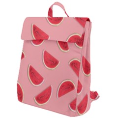 Water Melon Red Flap Top Backpack by nate14shop