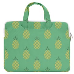 Pineapple Macbook Pro13  Double Pocket Laptop Bag by nate14shop