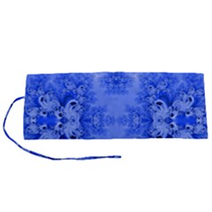 Blue Sky Over The Bluebells Frost Fractal Roll Up Canvas Pencil Holder (s) by Artist4God