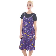 Pattern-cute-clouds-stars Camis Fishtail Dress