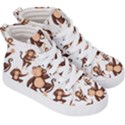 Monkey-seamless-pattern Kids  Hi-Top Skate Sneakers View3