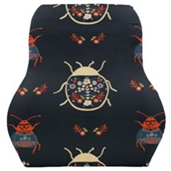 Floral-bugs-seamless-pattern Car Seat Back Cushion 