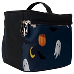 Halloween Ghost Pumpkin Bat Skull Make Up Travel Bag (big) by artworkshop