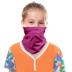 Pink Leather Leather Texture Skin Texture Face Covering Bandana (kids) by artworkshop
