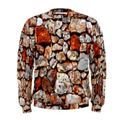 Stone Wall Wall Texture Drywall Stones Rocks Men s Sweatshirt by artworkshop