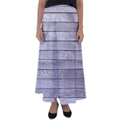 Wood Wooden Wall Wooden Boards Wall Boards Wall Flared Maxi Skirt by artworkshop