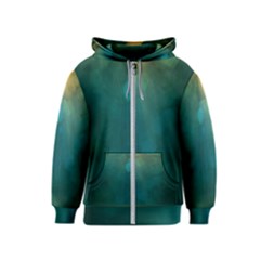 Background Green Kids  Zipper Hoodie