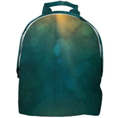 Background Green Mini Full Print Backpack by nate14shop