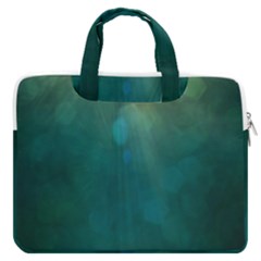 Background Green Macbook Pro 16  Double Pocket Laptop Bag 
