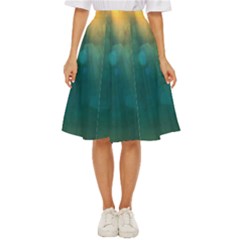 Background Green Classic Short Skirt by nate14shop