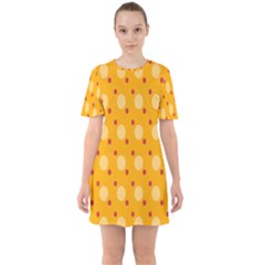 Circles-color-shape-surface-preview Sixties Short Sleeve Mini Dress by nate14shop