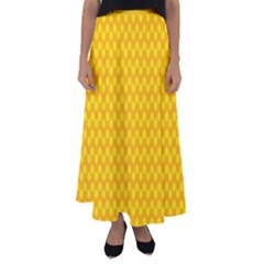 Polkadot Gold Flared Maxi Skirt by nate14shop