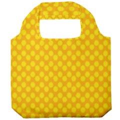 Polkadot Gold Foldable Grocery Recycle Bag by nate14shop