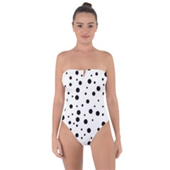 Motif-polkadot-001 Tie Back One Piece Swimsuit by nate14shop