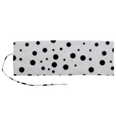 Motif-polkadot-001 Roll Up Canvas Pencil Holder (m) by nate14shop