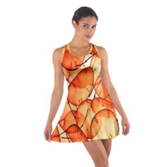 Orange Cotton Racerback Dress by nate14shop