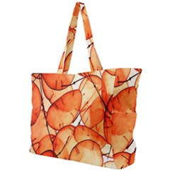 Orange Simple Shoulder Bag by nate14shop