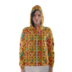 Pattern Women s Hooded Windbreaker by nate14shop