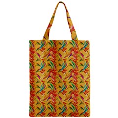 Pattern Zipper Classic Tote Bag by nate14shop