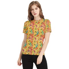 Pattern Women s Short Sleeve Rash Guard by nate14shop