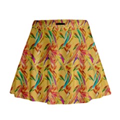 Pattern Mini Flare Skirt by nate14shop
