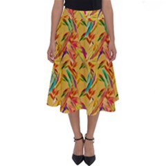 Pattern Perfect Length Midi Skirt by nate14shop