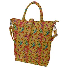 Pattern Buckle Top Tote Bag by nate14shop