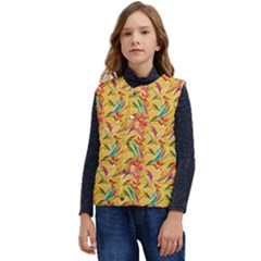 Pattern Kid s Short Button Up Puffer Vest	 by nate14shop