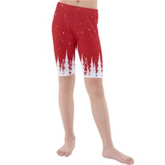 Merry Cristmas,royalty Kids  Mid Length Swim Shorts by nate14shop