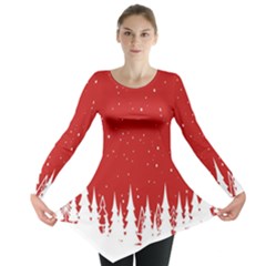 Merry Cristmas,royalty Long Sleeve Tunic  by nate14shop
