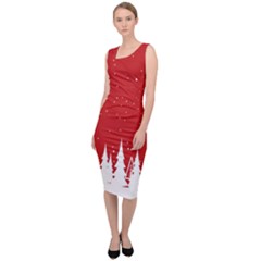 Merry Cristmas,royalty Sleeveless Pencil Dress by nate14shop