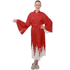 Merry Cristmas,royalty Maxi Velour Kimono by nate14shop