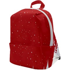 Merry Cristmas,royalty Zip Up Backpack by nate14shop