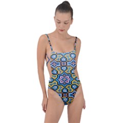 Kashi Tie Strap One Piece Swimsuit