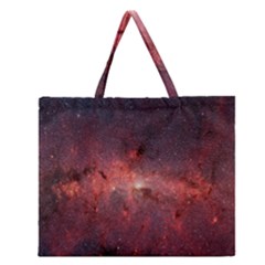 Milky-way-galaksi Zipper Large Tote Bag by nate14shop