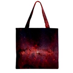 Milky-way-galaksi Zipper Grocery Tote Bag by nate14shop