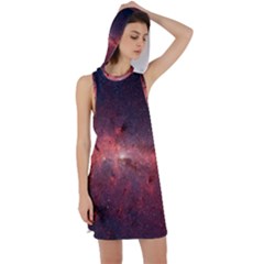 Milky-way-galaksi Racer Back Hoodie Dress by nate14shop