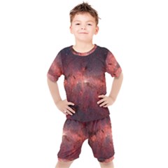 Milky-way-galaksi Kids  Tee And Shorts Set